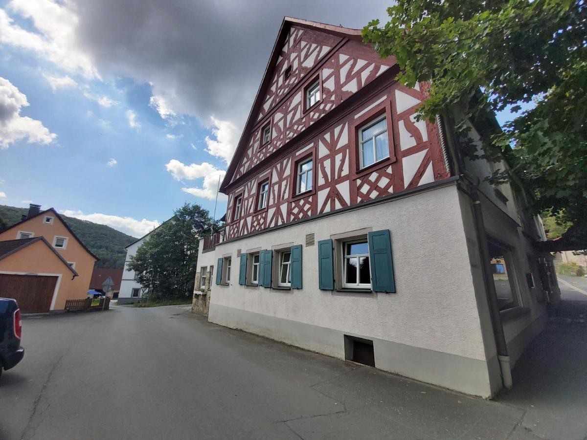 Schwarze Adler Otel Streitberg Dış mekan fotoğraf
